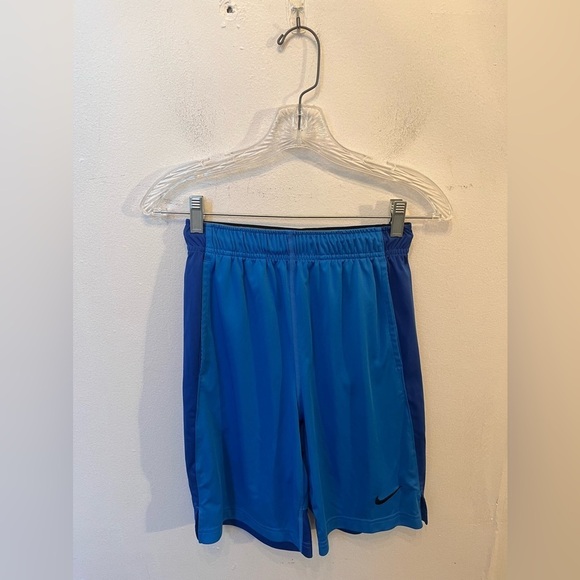 Nike Boys Kid Short Size Large Blue Athletic - Picture 1 of 3